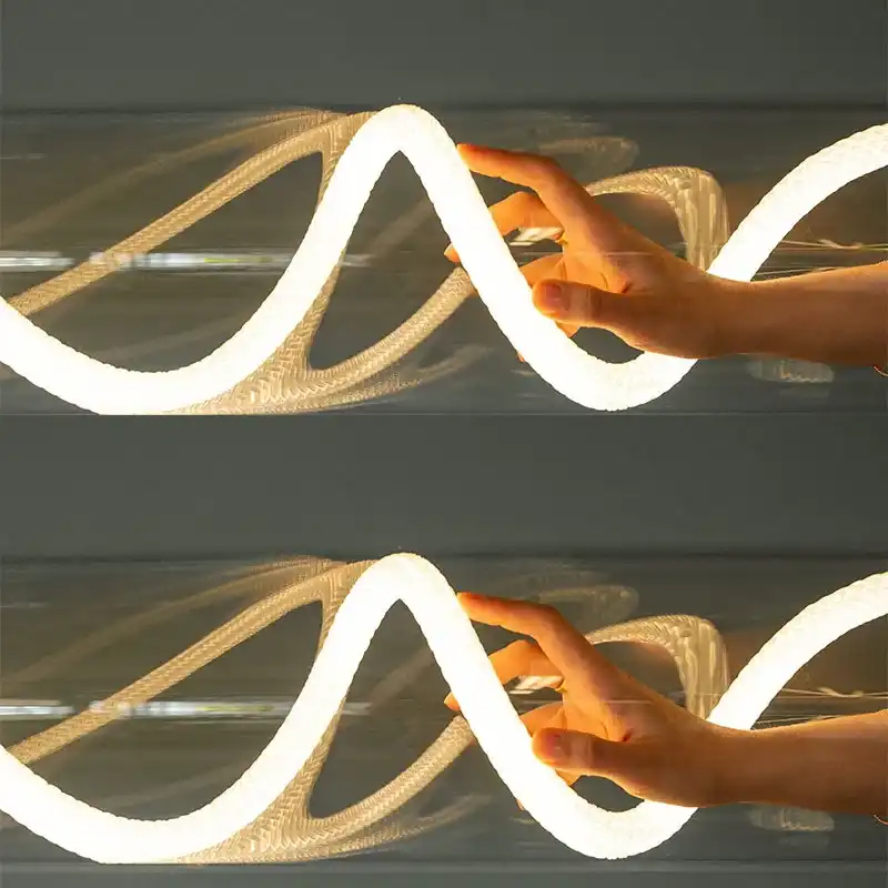 How do you connect flexible LED strip lights?
